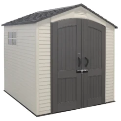 Lifetime Plastic Outdoor Storage Shed - 7x7ft