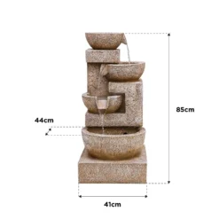 Stylish Fountain Sparkling Bowls Water Feature With LEDs 15 Stylish Fountain Sparkling Bowls Water Feature With LEDs -Garden Care Specialty Shop 13846048 1414978881037755