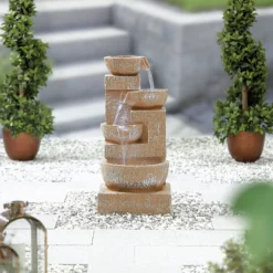 Stylish Fountain Sparkling Bowls Water Feature With LEDs 14 Stylish Fountain Sparkling Bowls Water Feature With LEDs -Garden Care Specialty Shop 13846048 2824971880480515