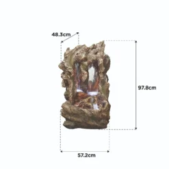 Stylish Fountain Colorado Falls Water Feature With LEDs -Garden Care Specialty Shop 13846061 1254978880621934