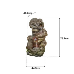 Stylish Fountain Otter Pools Water Feature With LEDs 13 Stylish Fountain Otter Pools Water Feature With LEDs -Garden Care Specialty Shop 13846071 1084962028366896