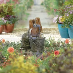 Stylish Fountain Playful Otters Water Feature With LEDs 15 Stylish Fountain Playful Otters Water Feature With LEDs -Garden Care Specialty Shop 13846072 1994962027889299