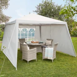 Gazebo With Side Panels - Grey 9 Gazebo With Side Panels - Grey -Garden Care Specialty Shop 13884308 1585023690808373