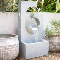 Stylish Fountain Ango Falls Garden Water Feature With LEDs 14 Stylish Fountain Ango Falls Garden Water Feature With LEDs -Garden Care Specialty Shop 13947169 4305005844444559