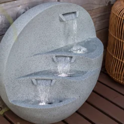 Stylish Fountain Kyoto Falls Garden Water Feature With LEDs 13 Stylish Fountain Kyoto Falls Garden Water Feature With LEDs -Garden Care Specialty Shop 13947170 1965005844804475