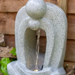 Stylish Fountain Zen Pour Garden Water Feature With LEDs -Garden Care Specialty Shop 13947173 3655005844923803