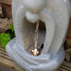 Stylish Fountain Zen Pour Garden Water Feature With LEDs -Garden Care Specialty Shop 13947173 3885005844790114