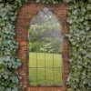 MirrorOutlet Rose Garden Rustic Arch Metal Garden Mirror- 115x50cm -Garden Care Specialty Shop 13950554 1074987138796724