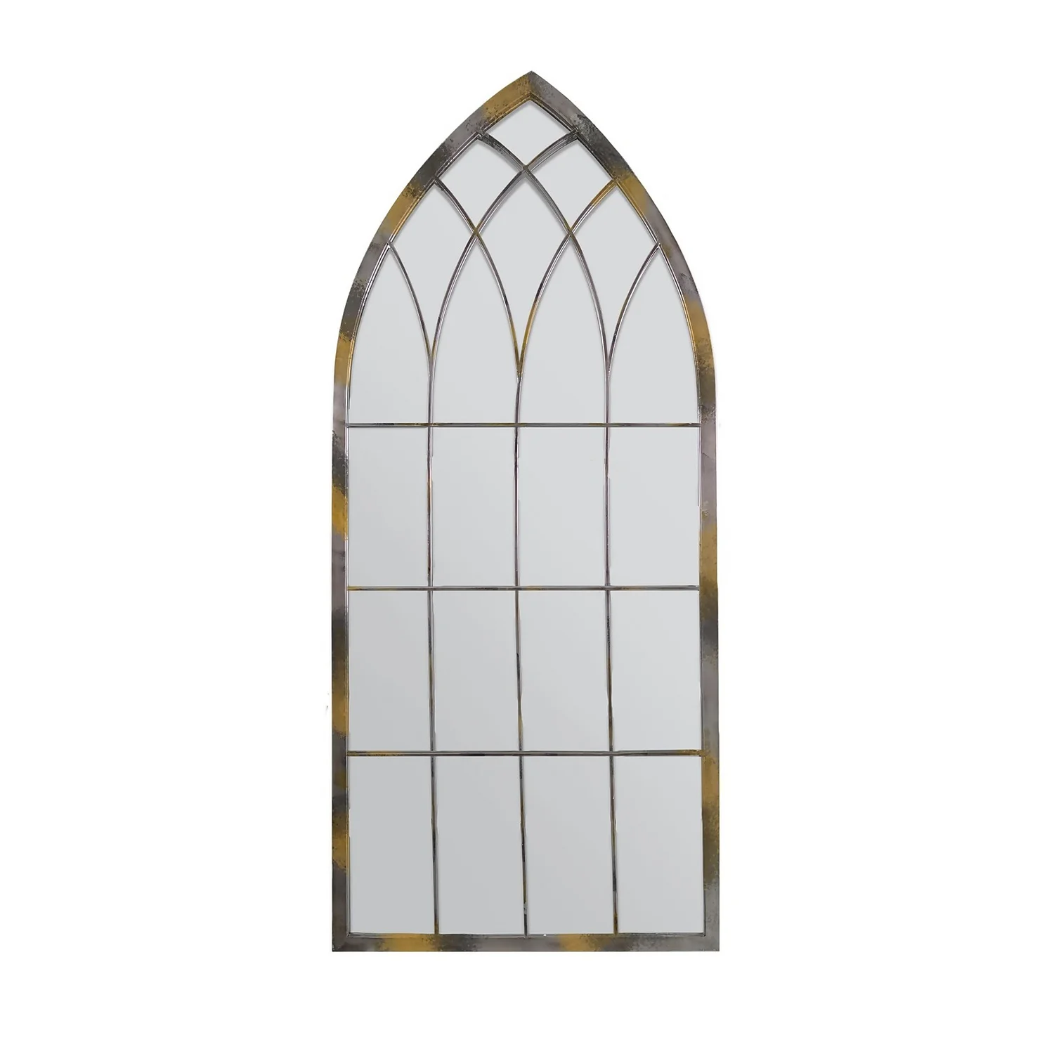 MirrorOutlet Rose Garden Rustic Arch Metal Garden Mirror- 115x50cm 5 MirrorOutlet Rose Garden Rustic Arch Metal Garden Mirror- 115x50cm - Image 3