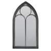 MirrorOutlet Black Somerley Chapel Arch Metal Garden Mirror - 112x61cm 2 MirrorOutlet Black Somerley Chapel Arch Metal Garden Mirror - 112x61cm -Garden Care Specialty Shop 13950556 1694987139501658