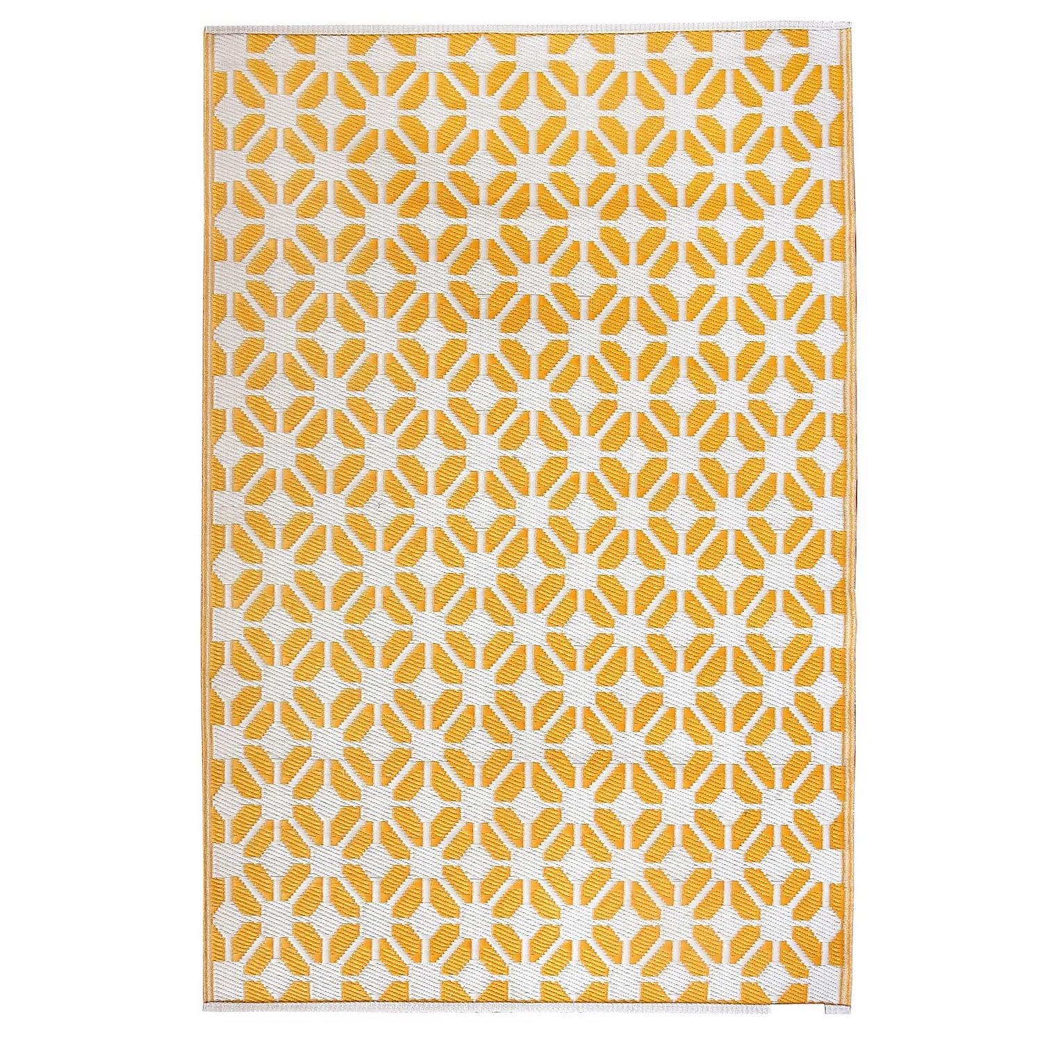 Homebase Outdoor Rug - Mustard 120x180cm 4 Homebase Outdoor Rug - Mustard 120x180cm - Image 2