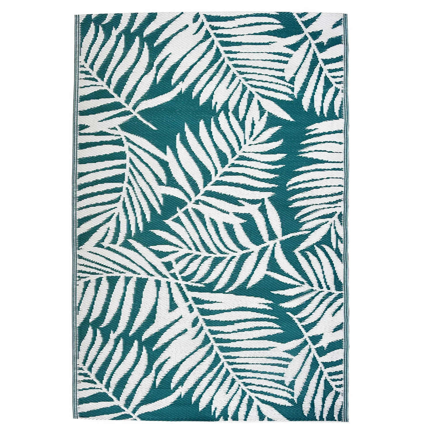 Homebase Outdoor Rug - Teal 120x180cm 3 Homebase Outdoor Rug - Teal 120x180cm