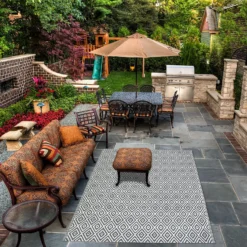 Homebase Outdoor Rug - Grey 160x230cm 7 Homebase Outdoor Rug - Grey 160x230cm -Garden Care Specialty Shop 13953337 9194989199353489