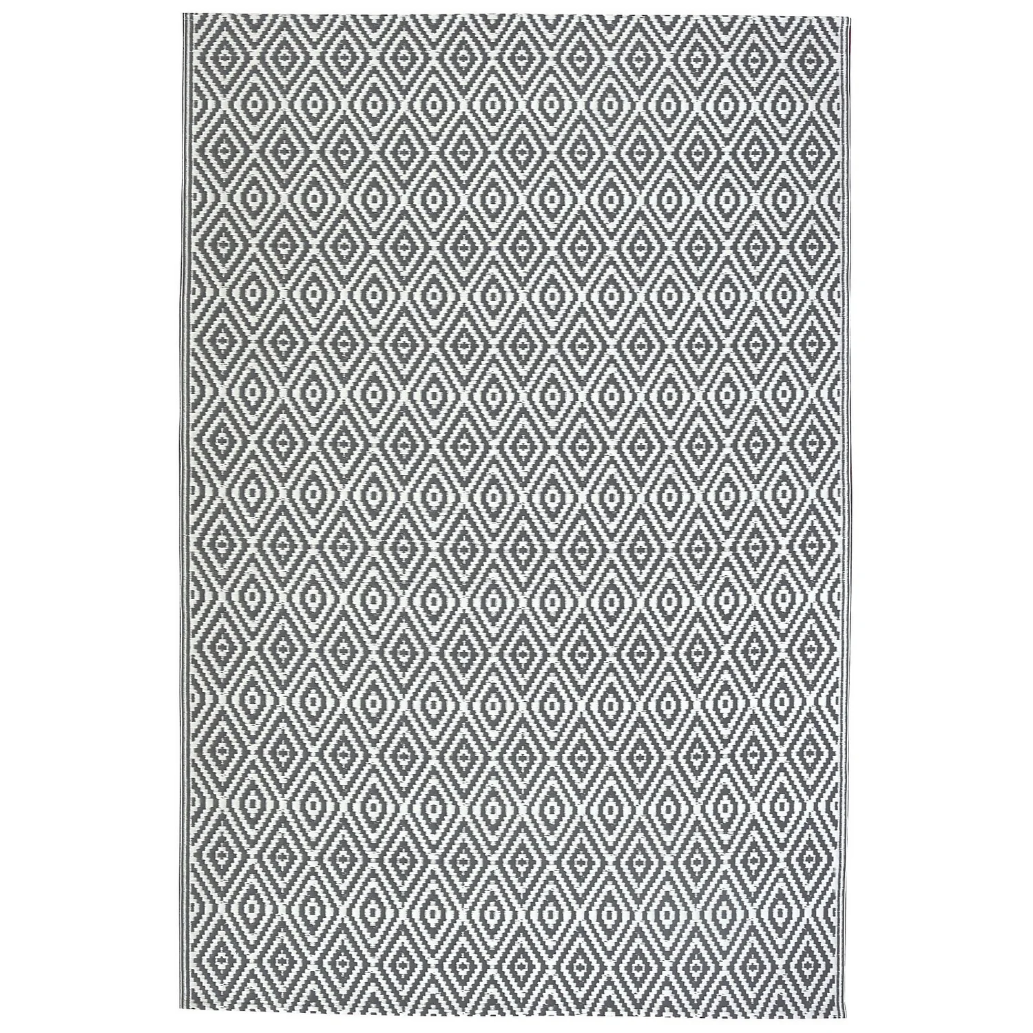 Homebase Outdoor Rug - Grey 240x300cm 3 Homebase Outdoor Rug - Grey 240x300cm