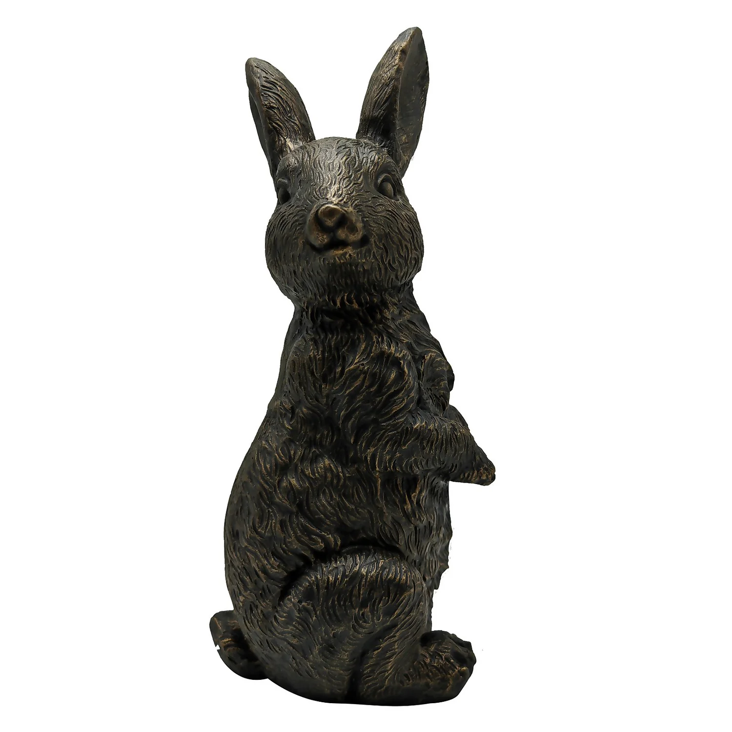 Bronze Look Rabbit Garden Ornament 3 Bronze Look Rabbit Garden Ornament
