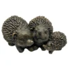 Bronze Look Hedgehog Family Garden Ornament