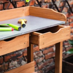 Garden Potting Bench With Two Drawers & Shelf -Garden Care Specialty Shop 13967031 4255014369303266