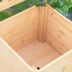 Homebase Wooden Garden Arched Trellis With Planters -Garden Care Specialty Shop 13967032 1055014369323618