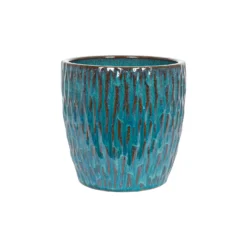 Chiswick Textured Pot Green - 24cm