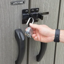LIFETIME 1500L Vertical Storage Shed - Rough-Cut Brown -Garden Care Specialty Shop 13997404 4774999835592939