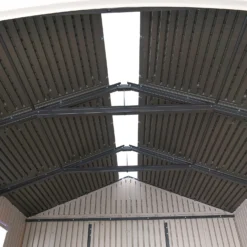 Lifetime 7x7ft Outdoor Storage Shed - Beige -Garden Care Specialty Shop 13997407 2144999834894551