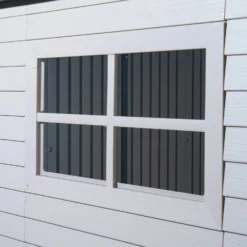 Lifetime 7x7ft Outdoor Storage Shed - Beige -Garden Care Specialty Shop 13997407 6834999834980258