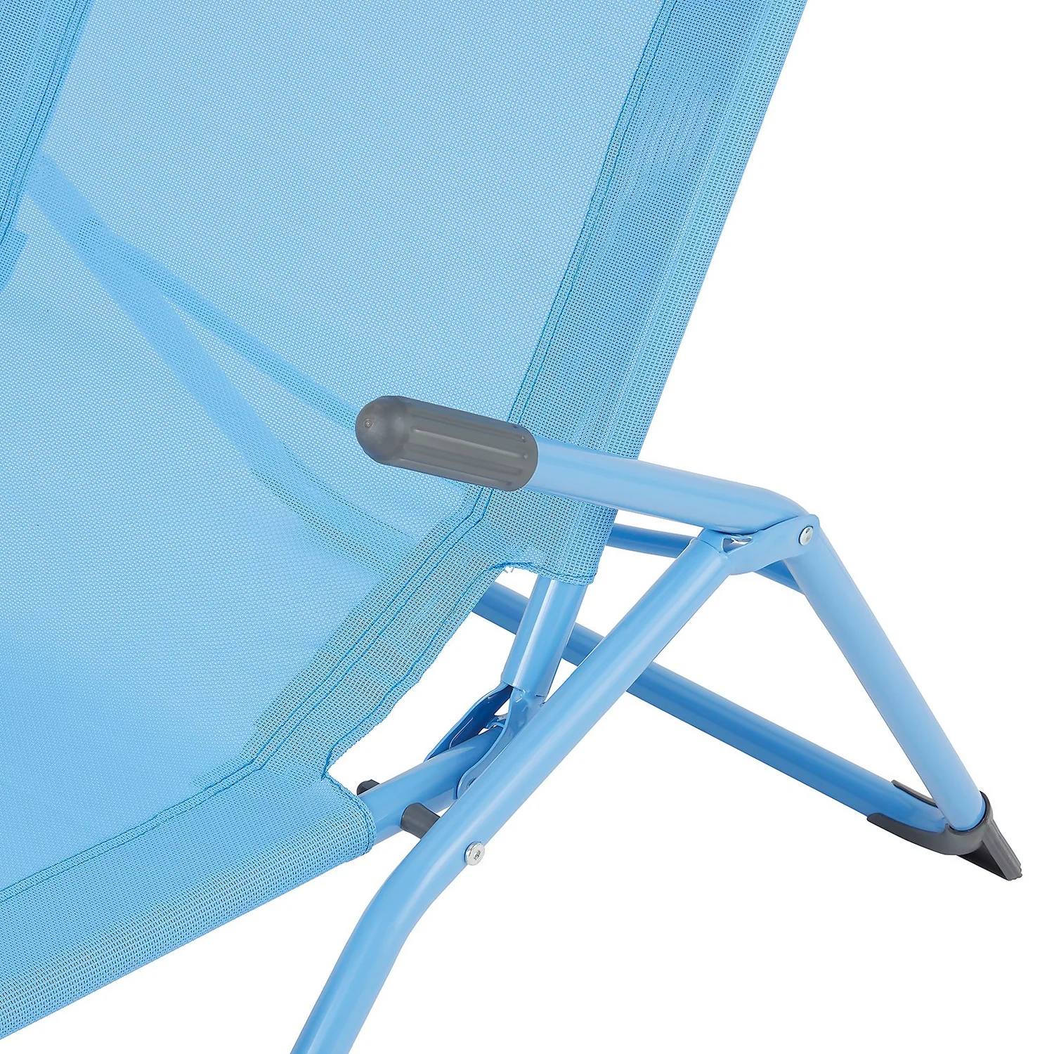 Siesta Sun Lounger - Blue 6 Siesta Sun Lounger - Blue - Image 4