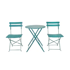 Millie Metal Bistro Set - Green 14 Millie Metal Bistro Set - Green -Garden Care Specialty Shop 14005782 6135018249521962