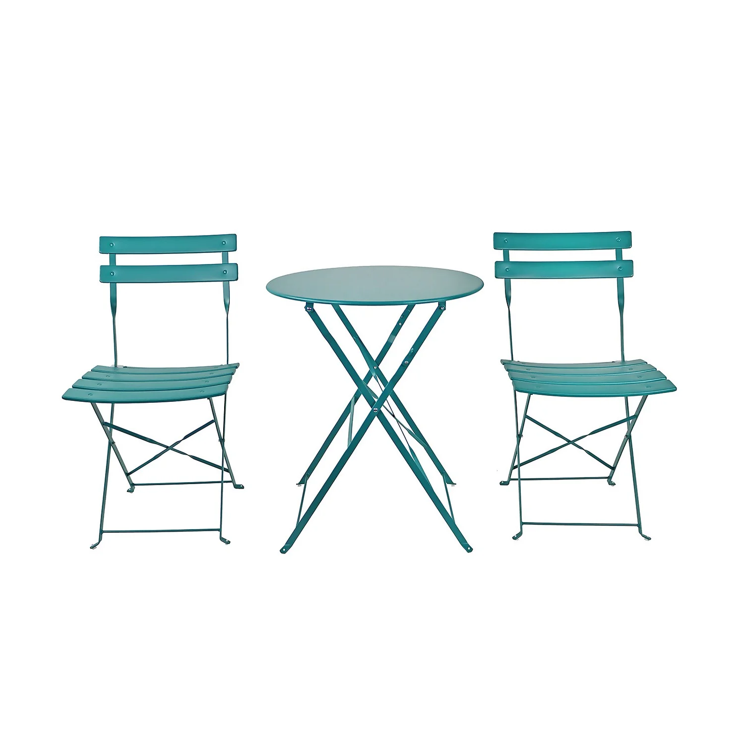 Millie Metal Bistro Set - Green 5 Millie Metal Bistro Set - Green - Image 3