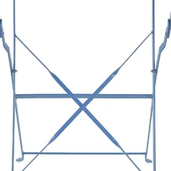 Millie Metal Bistro Set - Blue -Garden Care Specialty Shop 14005783 8755018249714757