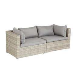 Cairo Grey Rattan Effect Garden Sofa Set -Garden Care Specialty Shop 14005786 1555022102946530