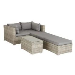 Cairo Grey Rattan Effect Garden Sofa Set -Garden Care Specialty Shop 14005786 1675022102896865