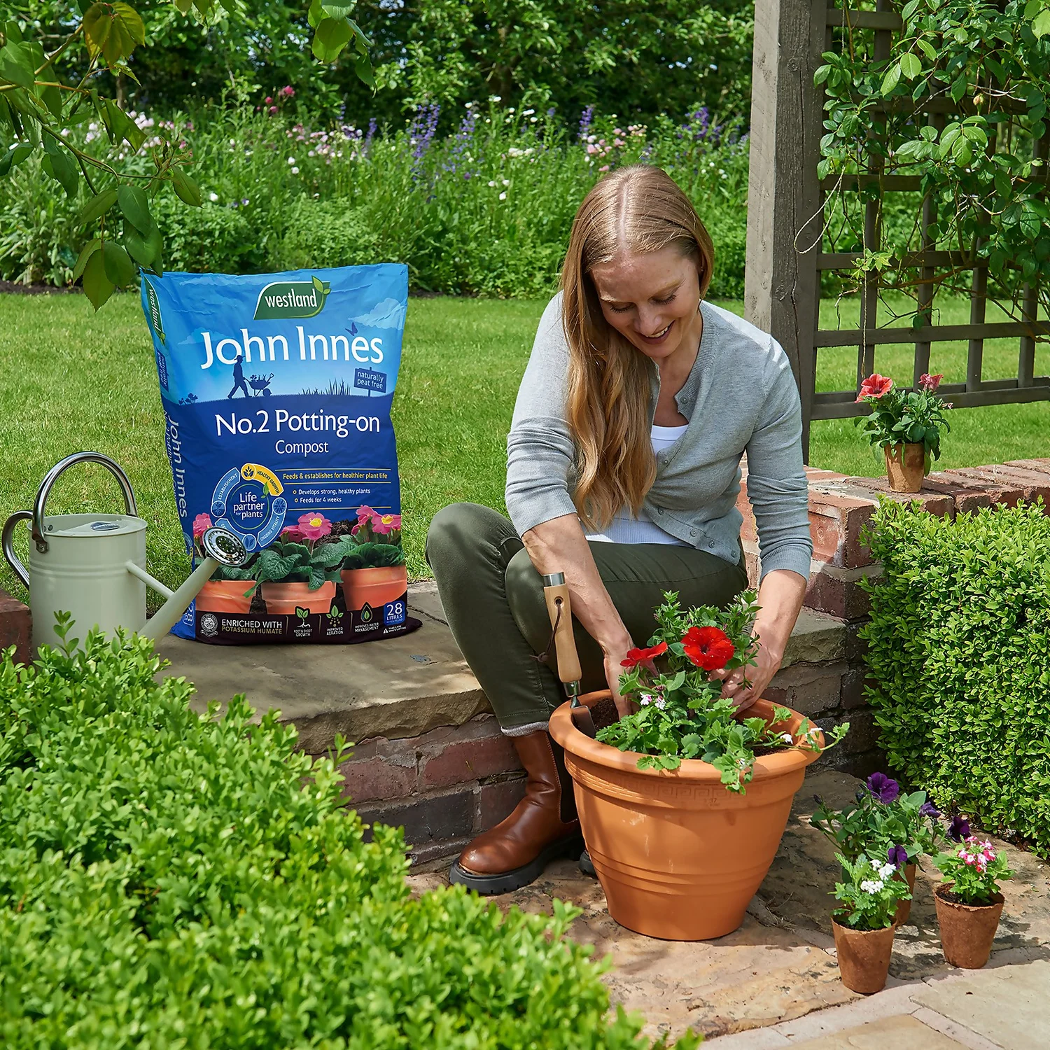 Westland John Innes Peat Free No.2 Potting-on Compost 28L 4 Westland John Innes Peat Free No.2 Potting-on Compost 28L - Image 2