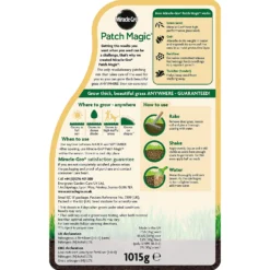 Miracle-Gro Patch Magic Grass Seed, Feed & Coir 1015g -Garden Care Specialty Shop 14014510 8245001686106924