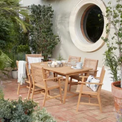 Miri 6 Seater Wooden Garden Dining Set -Garden Care Specialty Shop 14183988 1955022106791384