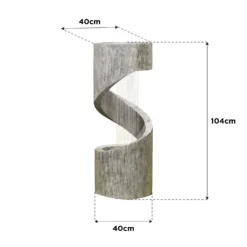 Stylish Fountain Spiral Showers Water Feature With LEDs 7 Stylish Fountain Spiral Showers Water Feature With LEDs -Garden Care Specialty Shop 14519354 4325047822566918