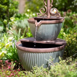 Stylish Fountain Irondale Pours Water Feature -Garden Care Specialty Shop 14519355 1765050878719931