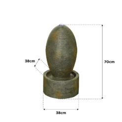 Stylish Fountain Petite Ripple Water Feature With LEDs 7 Stylish Fountain Petite Ripple Water Feature With LEDs -Garden Care Specialty Shop 14519358 5205047822608222