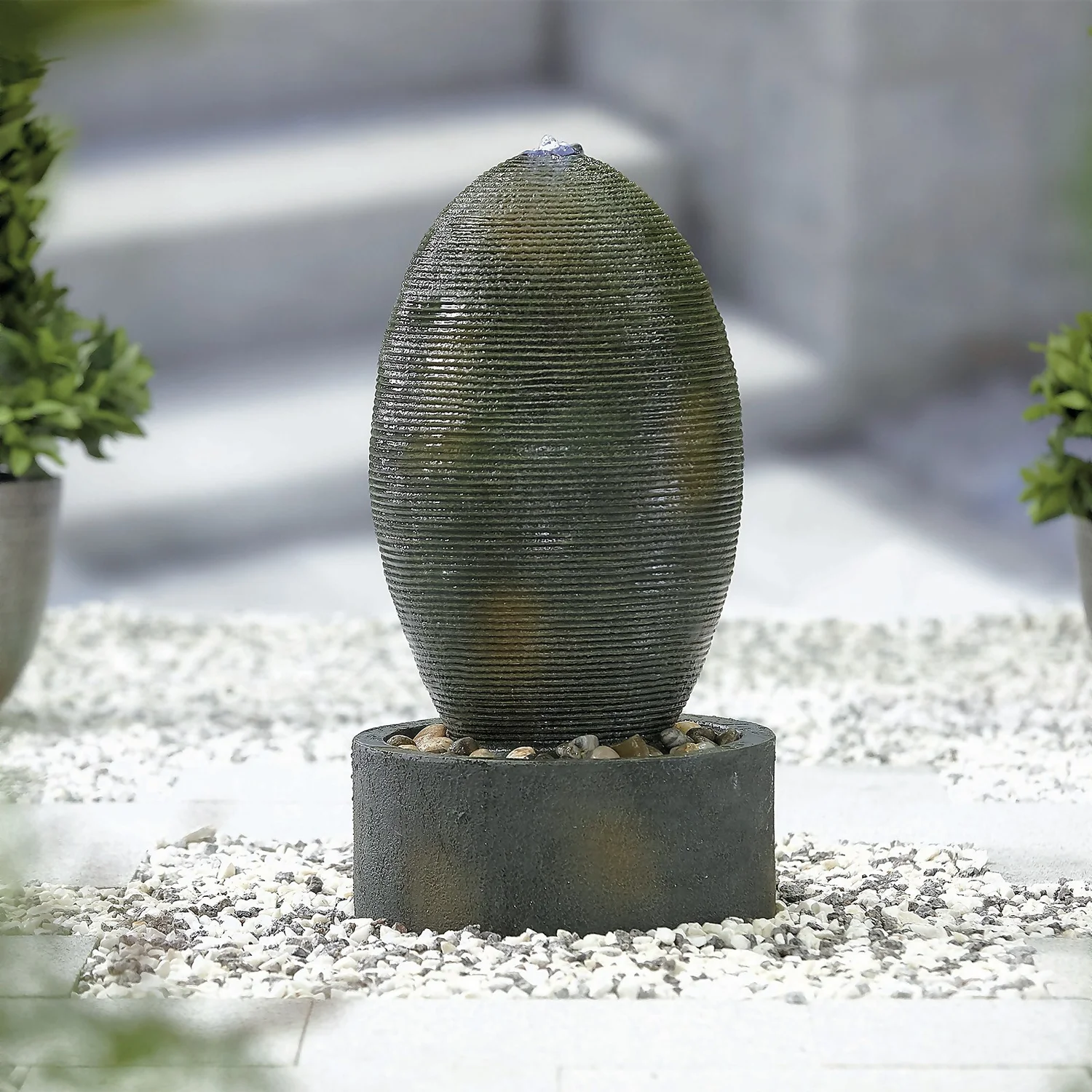 Stylish Fountain Petite Ripple Water Feature With LEDs 4 Stylish Fountain Petite Ripple Water Feature With LEDs - Image 2