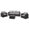 Keter California 5 Seater Outdoor Garden Furniture Sofa And Lounge Set - Graphite With Grey Cushions 2 Keter California 5 Seater Outdoor Garden Furniture Sofa And Lounge Set - Graphite With Grey Cushions -Garden Care Specialty Shop 14539594 1315041802122788