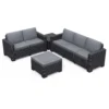 Keter California 5 Seater Outdoor Garden Furniture Lounge Set - Graphite With Grey Cushions 1 Keter California 5 Seater Outdoor Garden Furniture Lounge Set - Graphite With Grey Cushions -Garden Care Specialty Shop 14539595 1235047218227322